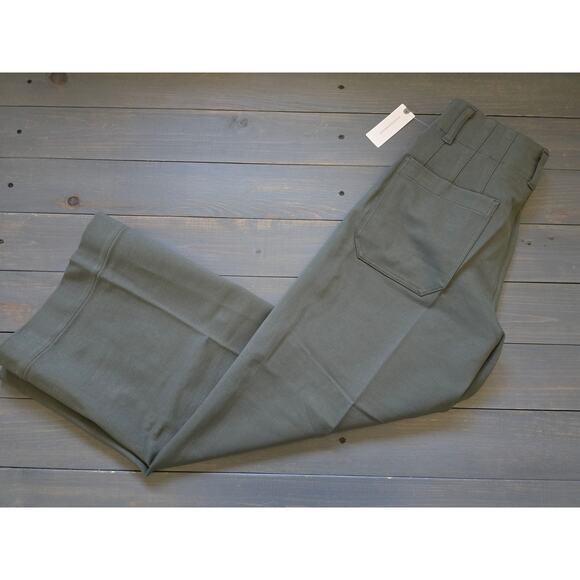 Anthropologie  Olive Wide Leg Pants - Picture 7 of 7